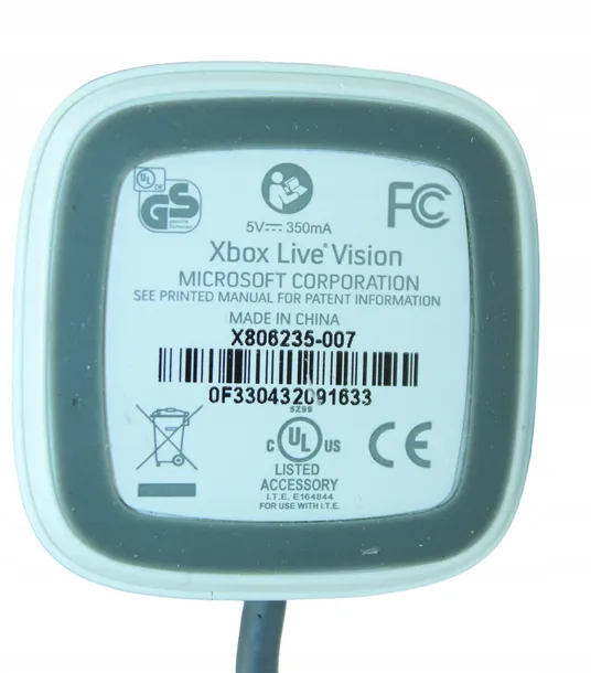 kamera-internetowa-live-vision-microsoft-xbox-360-stan-powystawowy-kod-producenta-x360