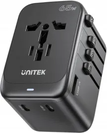unitek-p1122abk01-ladowarka-podrozna-eu-us-uk-aus-pd-65-w