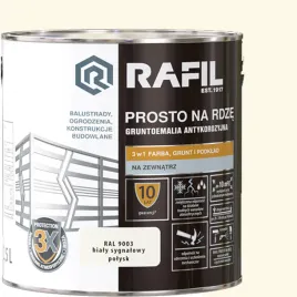 rafil-gruntoemalia-prosto-na-rdze-bialy-sygnalowy-ral-9003-polysk-25l