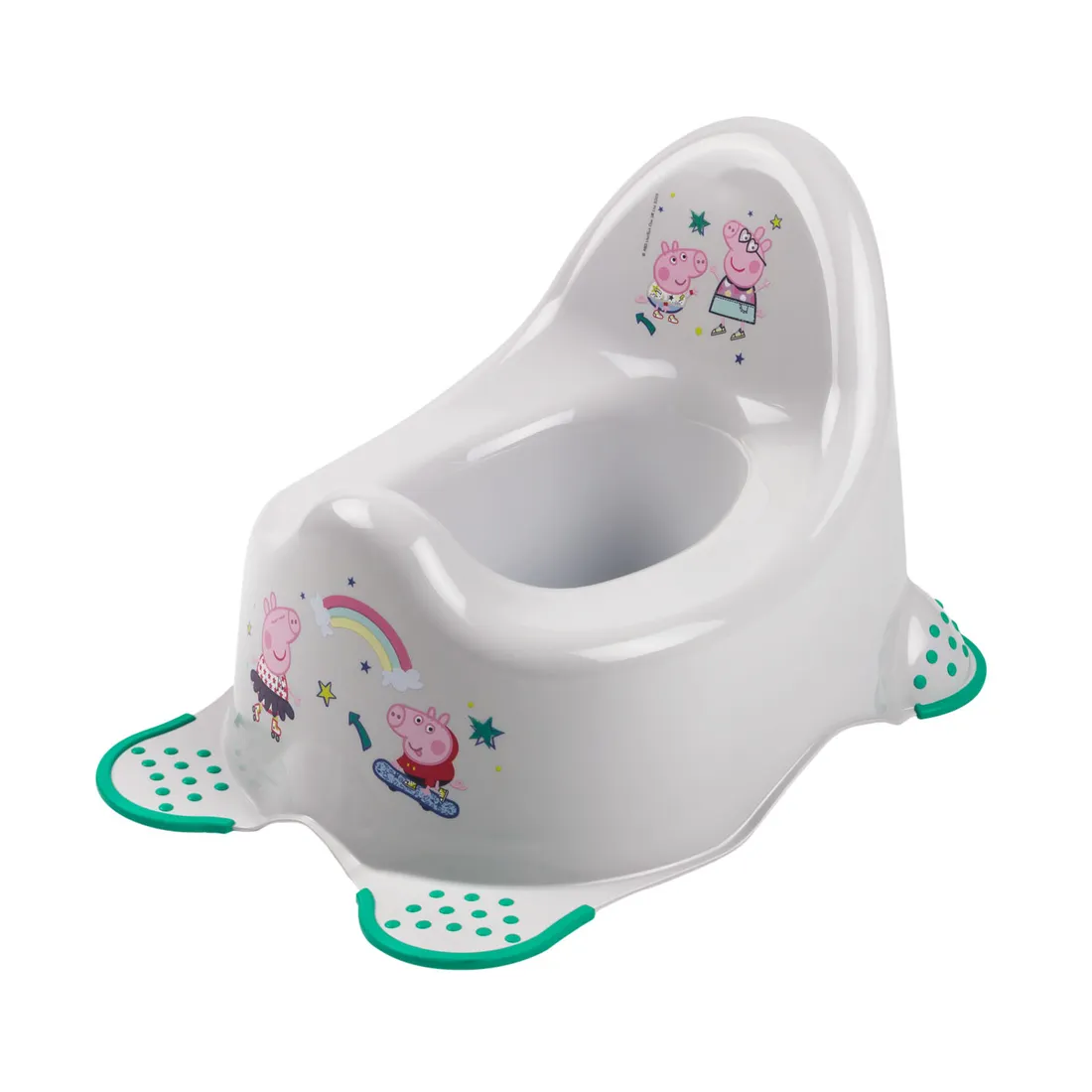 nocnik-tradycyjny-swinka-peppa-antyposlizgowy-szary-stan-nowy