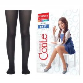 rajstopy-dziewczece-klasyczne-conte-only-40-den-grafitowe-rozmiar-140-146