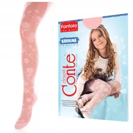 rajstopy-dziewczece-w-kwiatki-conte-karolina-rozowe-rozmiar-140-146