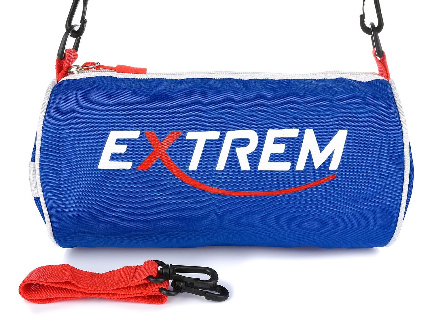 Niebieska torba sportowa EXTREM lekka tuba na ramię pojemna Q97