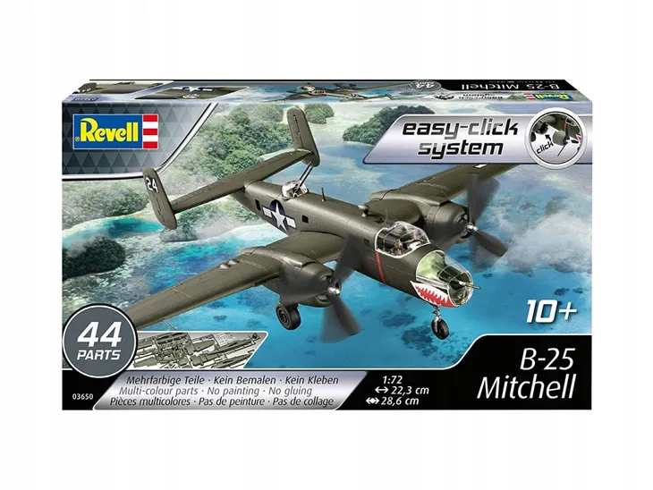 samolot-b-25-mitchell-marka-revell-skala-skala-1-72