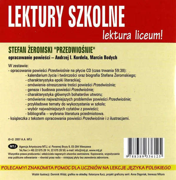 przedwiosnie-opracowanie-audiobook-tytul-przedwiosnie-stefana-zeromskiego-opracowanie