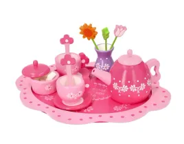 drewniany-zestaw-herbaciany-w-kwiatuszki