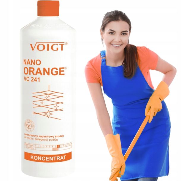 ﻿VOIGT VC-241 NANO ORANGE płyn do mycia podłóg 1l koncentrat antystatyczny-Zdjęcie-0