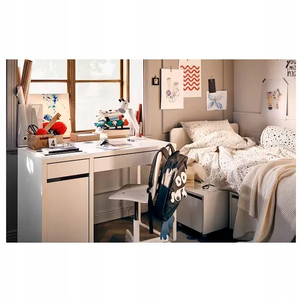 ikea-micke-biurko-biale-105x50-cm-glebokosc-mebla-50-cm
