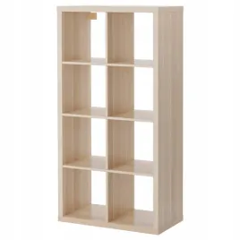 ikea-kallax-regal-dab-bejcowany-na-bialo-77x147x39cm