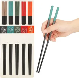 5-par-japonskich-paleczek-z-wlokna-szklanego-antyposlizgowe