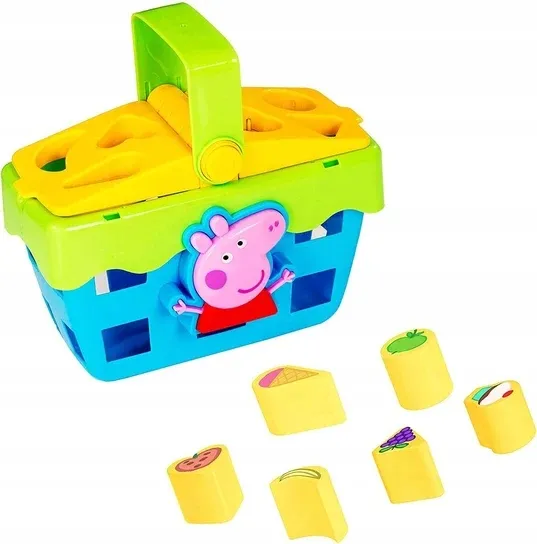 swinka-peppa-sorter-klocki-koszyk-uszko-stan-powystawowy