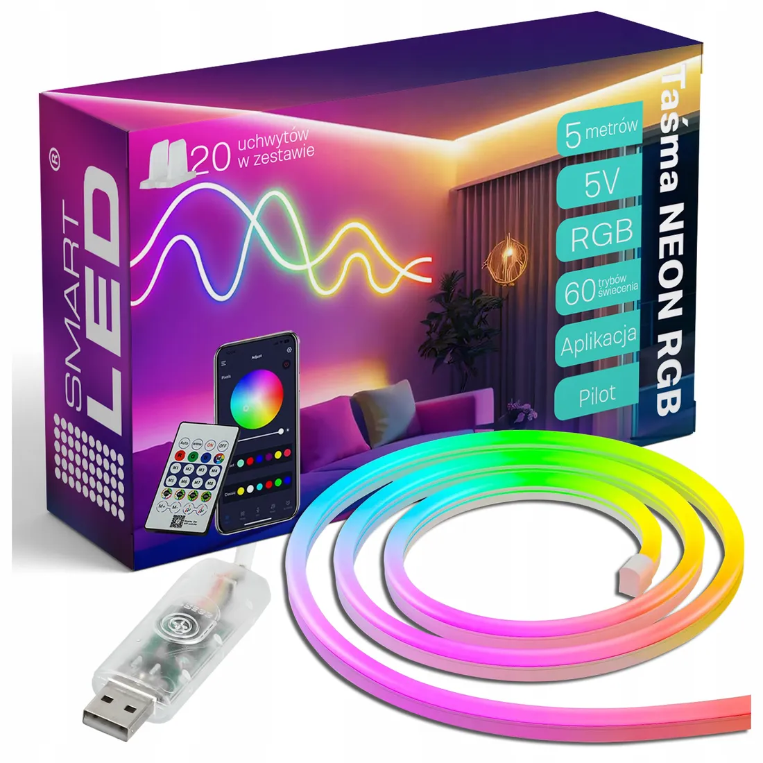 tasma-led-rgb-5m-wodoodporna-pilot-aplikacja-ip65-5v-usb-neon-elastyczny