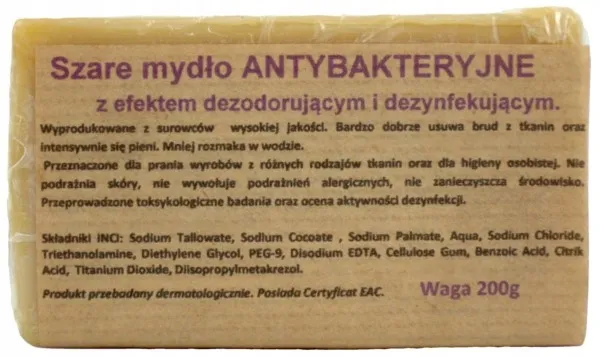 carmen-szare-mydlo-antybakteryjne-200g-stan-nowy