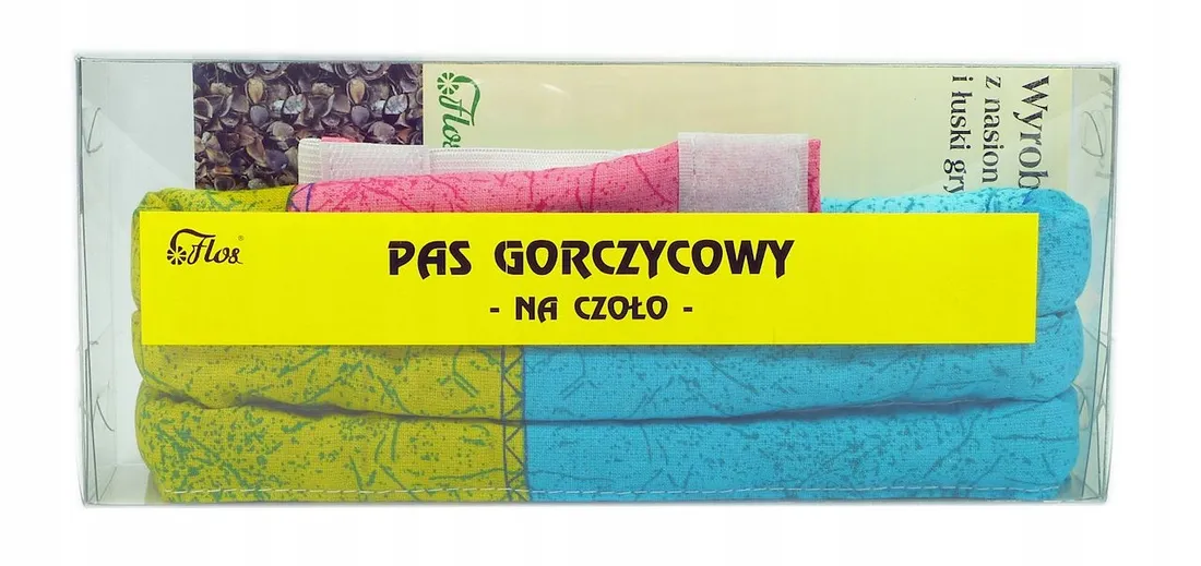 pas-gorczycowy-na-czolo-flos-rodzaj-woreczek