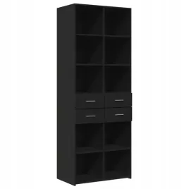 wysoka-szafka-czarna-70x425x185-cm-material-drewnopochodny