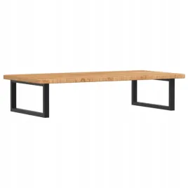 polka-scienna-pod-umywalke-stal-i-lite-drewno-debowe