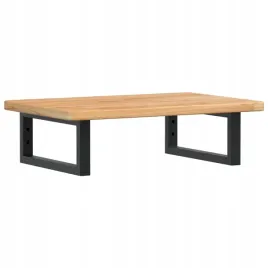 polka-scienna-pod-umywalke-stal-i-lite-drewno-debowe