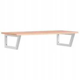 polka-scienna-pod-umywalke-stal-i-lite-drewno-debowe