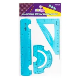 strigo-zestaw-geometryczny-elastyczny-niebieski