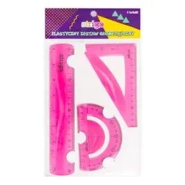 strigo-zestaw-geometryczny-elastyczny-rozowy