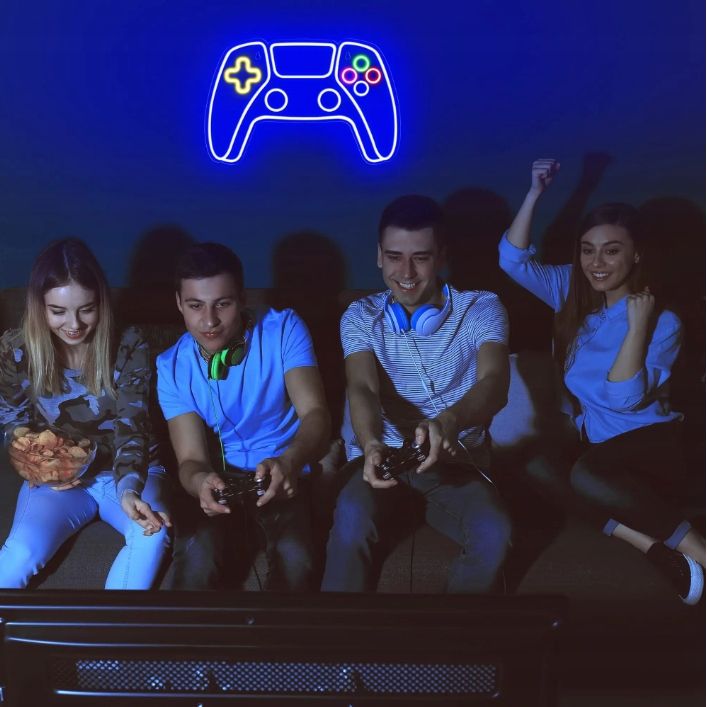 Lampka Neon Pad Joystick Playstation 5 / PS5 / Led / Duża