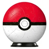 puzzle-3d-kula-pokemon-54-elementy-czerwona