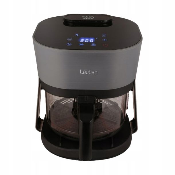 Air Fryer Frytkownica Beztłuszczowa Duży Szklany Pojemnik + Funkcja Pary