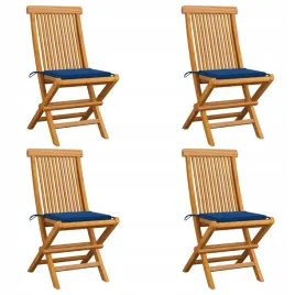 krzesla-ogrodowe-z-kobaltowymi-poduszkami-4-szt-tekowe