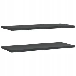polki-scienne-2-szt-100x40x3-cm-czarna-stal-nierdzewna