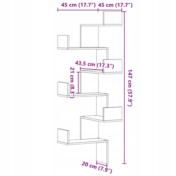 narozna-polka-scienna-biala-45x45x147-cm-waga-z-opakowaniem-11-7-kg