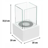biokominek-wolnostojacy-ogrod-na-taras-tango1-kratki-bialy-certyfikat-tuv-wysokosc-33-cm