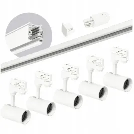oswietlenie-szynowe-3-fazowe-szyna-2m-5x-lampa-bialy-kompletny-zestaw