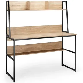 biurko-komputerowe-biurko-do-nauki-z-2-polkami