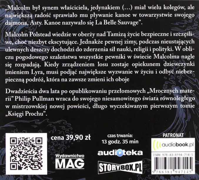la-belle-sauvage-audiobook-wydawnictwo-storybox