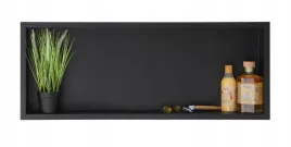balneo-wall-box-one-black-polka-pojedyncza-czarna-90x30x7-cm