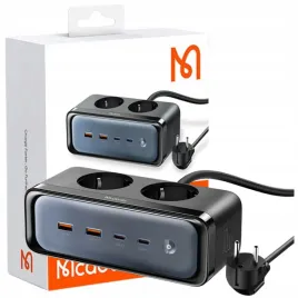 mcdodo-ladowarka-sieciowa-listwa-zasilajaca-gan-typ-c-6x-usb-c-usb-ac-70w