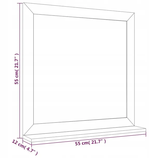 lustro-scienne-55x55-cm-lite-drewno-orzechowe-kod-producenta-350358
