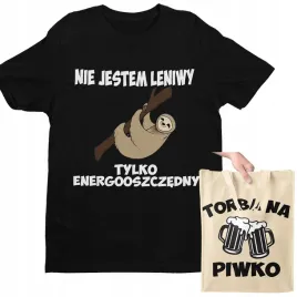 koszulka-meska-ja-nie-jestem-leniwy-dla-lenia-prezent-dla-niego-torba-xl