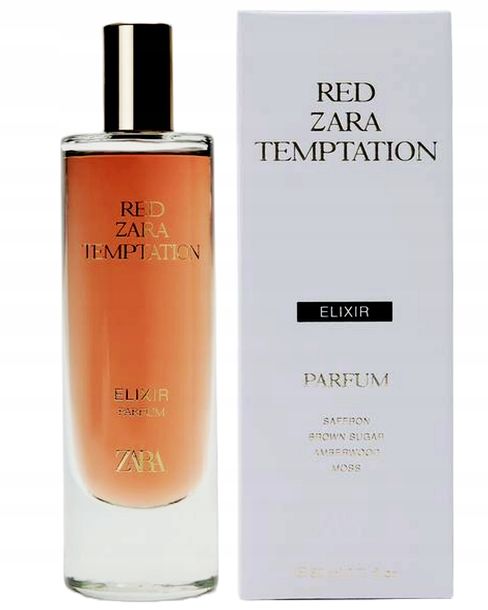 ﻿ZARA ELIXIR PARFUM RED ZARA TEMPTATION 80 ML WIĘKSZA POJEMNOŚĆ