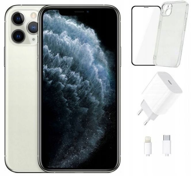 SMARTFON APPLE IPHONE 11 64 GB 4G Czarny | Black | BATERIA 100% | Kolory