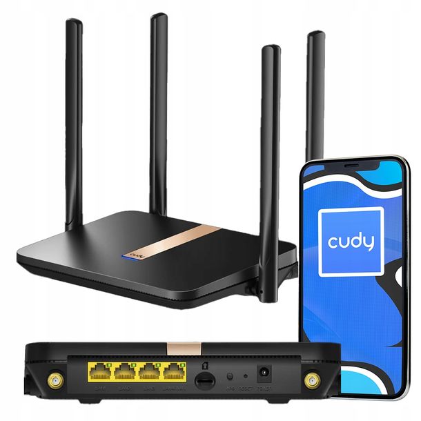 ﻿Router CUDY LT500D NA KARTĘ SIM WIFI 5 Dual LTE OPEN WR odkręcane anteny