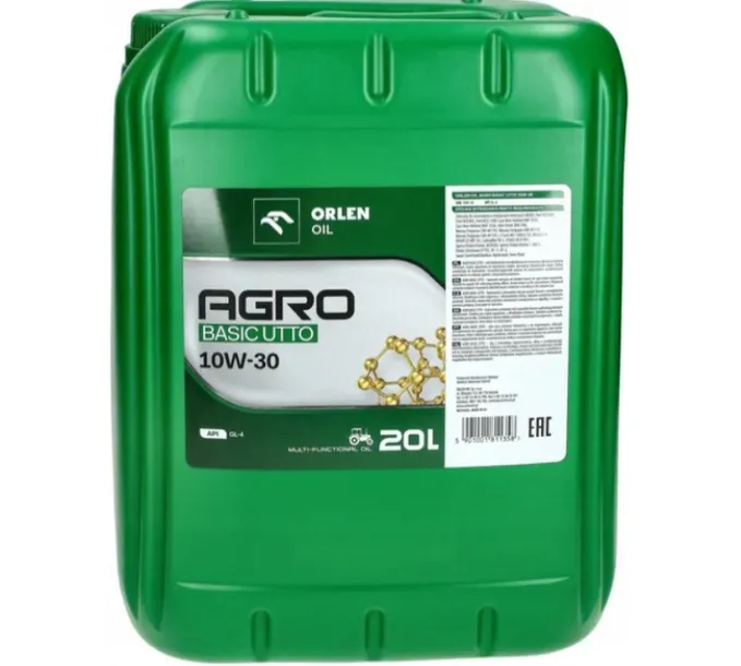 ORLEN AGRO UTTO 10W30 20L AGRO BASIC HYDRAULICZNO-PRZEKŁADNIOWY