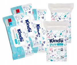 cleanic-kindii-mokre-chusteczki-180-szt-platki-pure-dla-dzieci-120-szt-0m