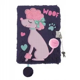 pamietnik-a5-wlochacz-z-klodka-3d-my-little-friend-lady-poodle-96-k