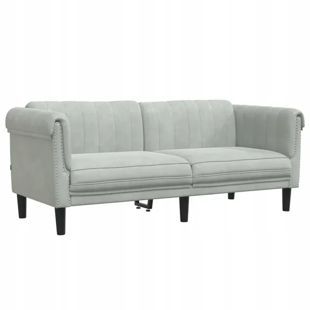 sofa-dwuosobowa-jasnoszara-aksamit-stan-nowy-styl-nowoczesny