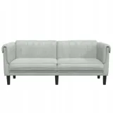 sofa-dwuosobowa-jasnoszara-aksamit-stan-nowy-marka-vidaxl