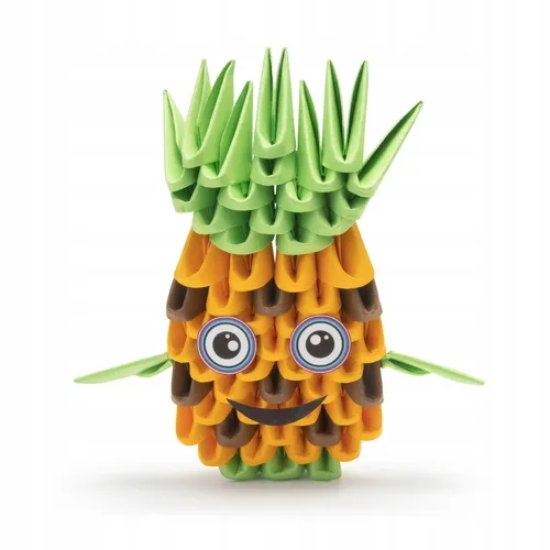 origami-3d-ananas-plec-chlopcy-dziewczynki