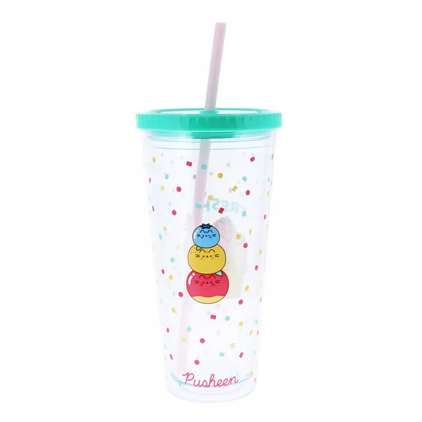 kubek-z-rurka-600ml-pusheen-purf6014-stan-opakowania-oryginalne