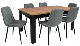 stol-rozkladany-90x160-200cm-i-6-krzesel-tapicerowanych-welur-szary