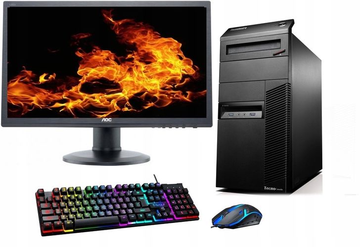 Gamingowy Zestaw i5 32GB 480GB SSD +2TB nVidia 4GB Monitor 24' FHD LED- GRY